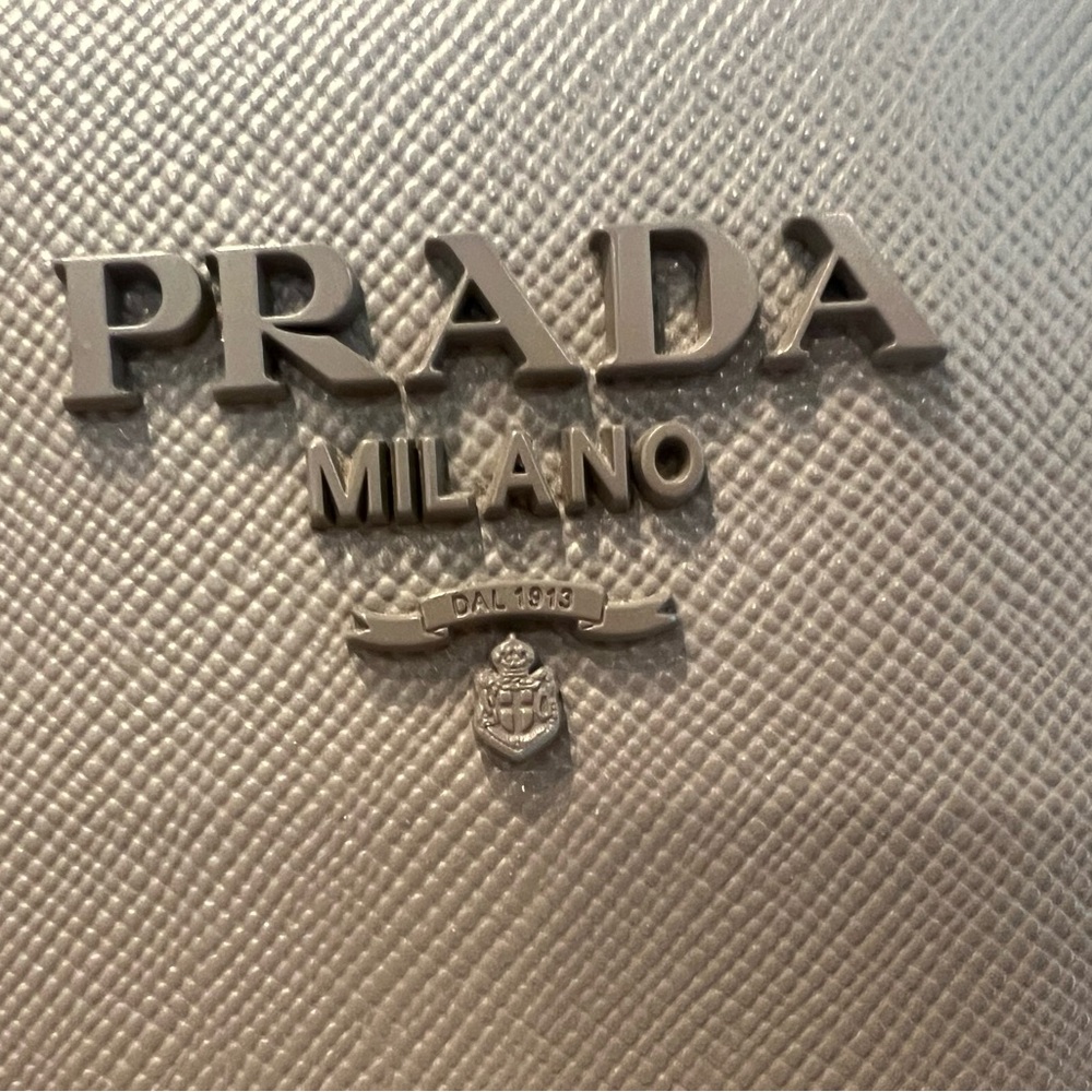 Authentic Prada Milano Taupe Leather Tote Bag - Picture 8 of 17